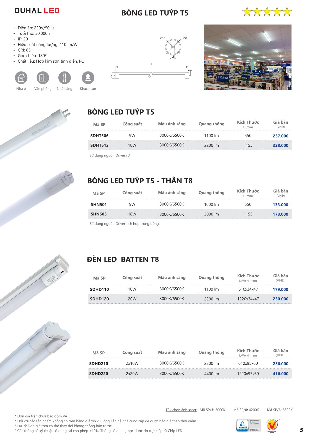 Catalog Bảng Giá DUHAL