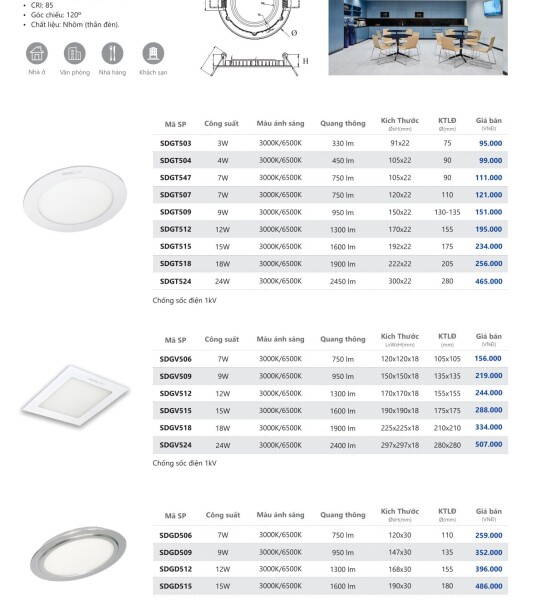 Catalog Bảng Giá DUHAL