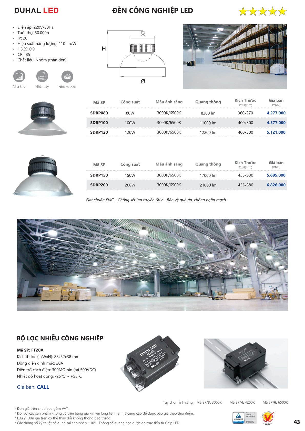 Catalog Bảng Giá DUHAL