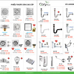 PHIỄU THOÁT SÀN CAO CẤP, XẢ LAVABO CARY ROYAL CHIẾU KHẤU 55-60%