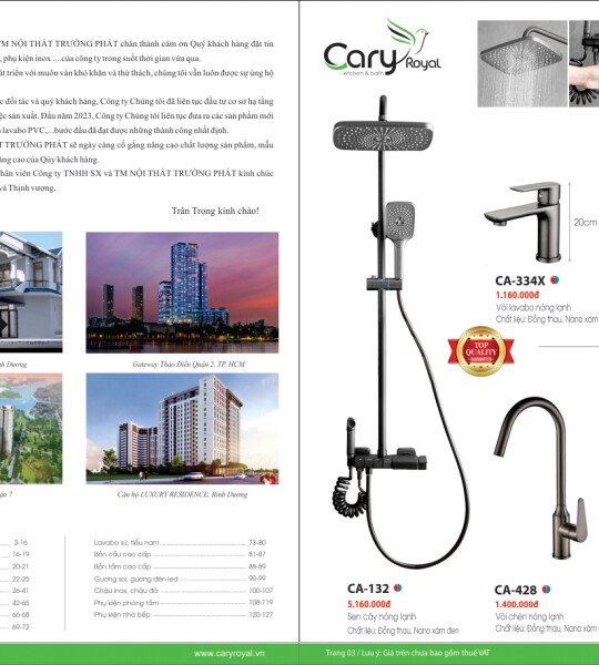 SEN CÂY NÓNG LẠNH CARY ROYAL CHIẾU KHẤU 55-60%