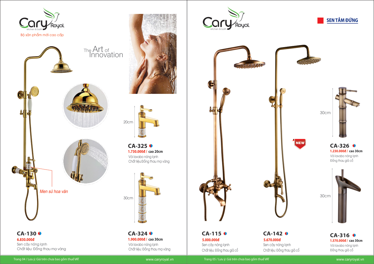 SEN CÂY NÓNG LẠNH CARY ROYAL CHIẾU KHẤU 55-60%