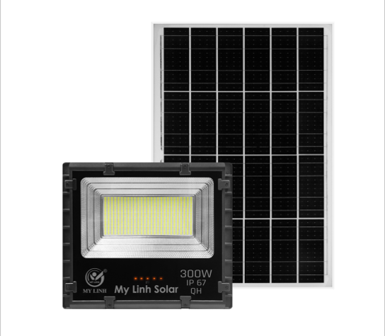 Đèn Pha Năng Lượng Mặt Trời 300W Mỹ LInh - Tốt