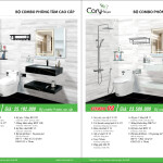 BỘ COMBO PHÒNG TẮM CAO CẤP -CARY ROYAL 2023 CHIẾT KHẤU TỪ 55% - 60%