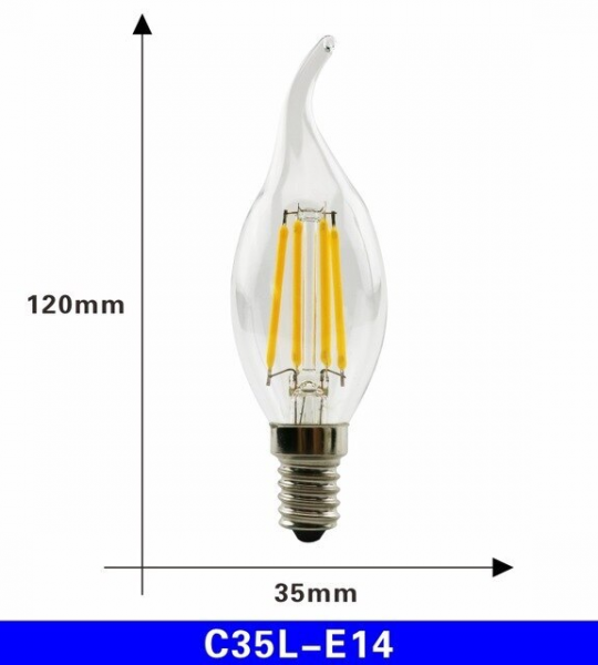 BÓNG NẾN EDISON C35L - 4W E14