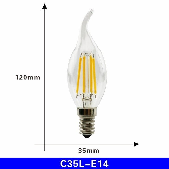 BÓNG NẾN EDISON C35L - 4W E14