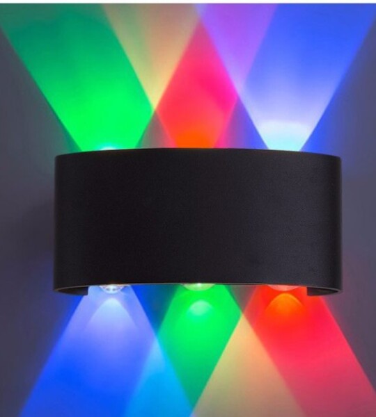 HẮT TƯỜNG 6W 6 TIA  EVEN. AS RGB