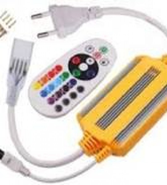 NGUỒN NHÁY LED DÂY 5050 7 MÀU 220V 100M