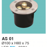 ĐÈN LED ÂM SÀN 3W VÀNG - XANH DƯƠNG - XANH LÁ HF