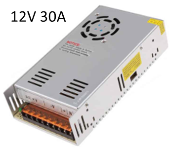 NGUỒN TỔ ONG 12V 30A ( CÓ QUẠT)