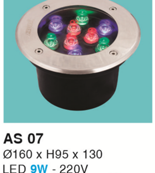 ĐÈN LED ÂM SÀN 9W RGB HF