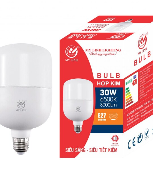 BÓNG LED HỢP KIM 30W MỸ LINH