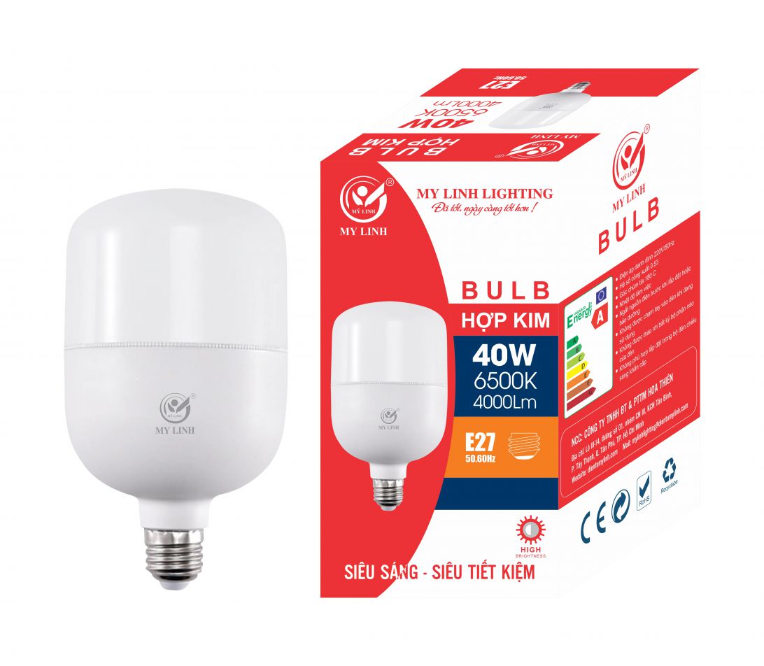 BÓNG LED HỢP KIM 40W MỸ LINH