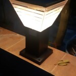 ĐÈN TRỤ LED NLMT CAO 30CM 3 CHẾ ĐỘ