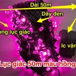 Dây chớp Led Lục Giác 35m,  50m Đủ Màu