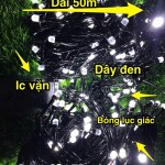 Dây chớp Led Lục Giác 35m,  50m Đủ Màu