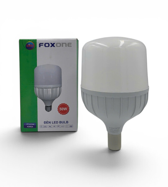 BÓNG TRỤ LED HỢP KIM 15W - 20W - 30W - 40W- 50W FOXONE. XEM BẢNG GIÁ